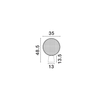 Lampa stołowa Luces Exclusivas COLVERZO LE45386 drewno jasne i ciemne, czarny