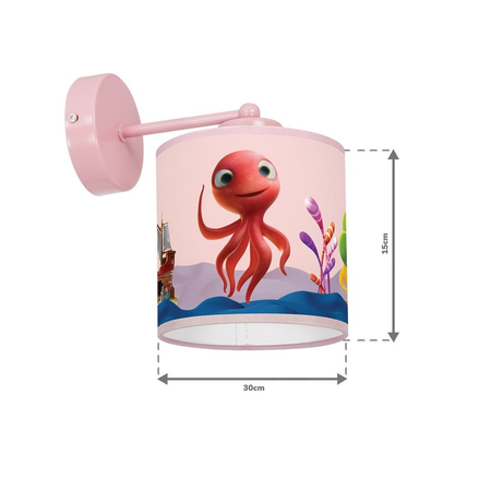 Milagro Kinkiet OŚMIORNICA LOLA MiniMini 1xE27 MLP6804 MULTIKOLOR