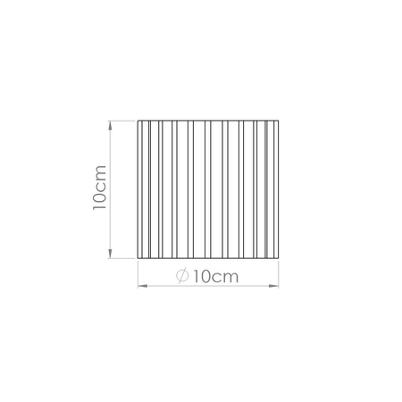 Sollux Lighting Plafon AURA 1 zielony oliwkowy GU10 SL.1794