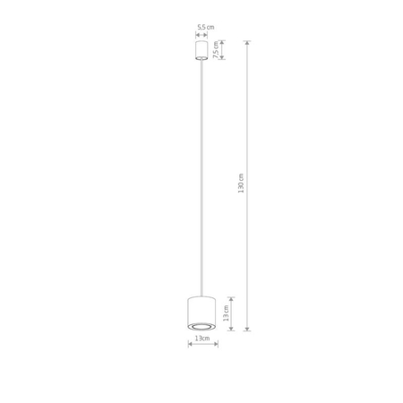 Lampa wisząca Nowodvorski POINT DUO 11512 Czarny
