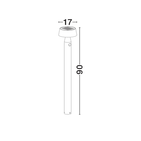 Lampa ogrodowa Luces Exclusivas FRAVELA LE75125 czarny