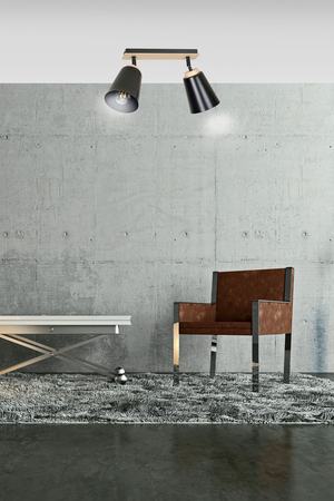 Lampa sufitowa ATLAS 2 BLACK Emibig 725/2 czarny