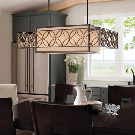 Żyrandol Elstead Lighting Remy brąz FE-REMY-P-A