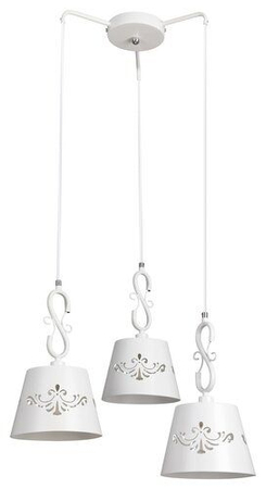 Lampa wisząca Rabalux Anna 2234 biały matowy