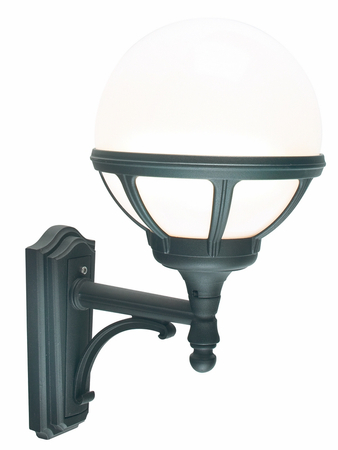 BOLOGNA 361 BLACK E27 LED 9W ON ARM UP