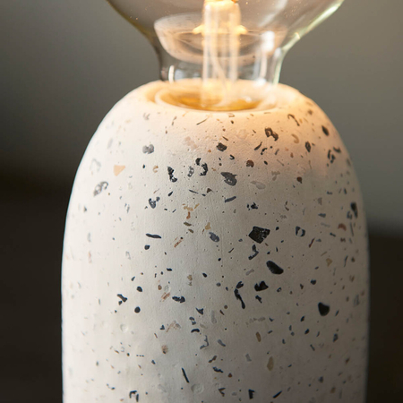 Lampa stołowa Endon Lighting Terrazzo 78181 biały