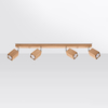 Sollux Lighting Plafon KEKE 6 dąb SL.1039
