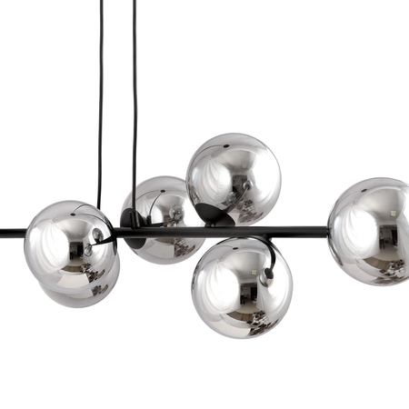 Lampa wisząca ROSSI 6 BL GRAFIT Emibig 875/6 czarny