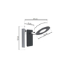 Milagro Kinkiet SOLE 5W LED ML5488 CHROM