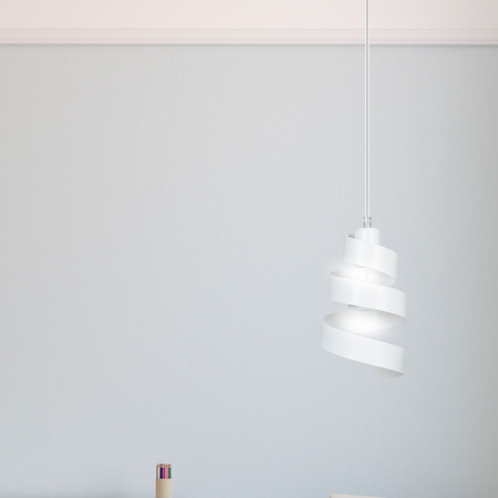 Lampa wisząca SAGA 1 WHITE Emibig 351/1 biały
