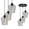 Milagro Lampa wisząca SANTIAGO CLEAR 3xE27 MLP6611 CZARNY