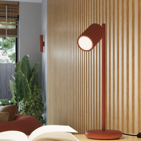Sollux Lighting Lampa wisząca KARBON 3P ochra czerwona SL.1633