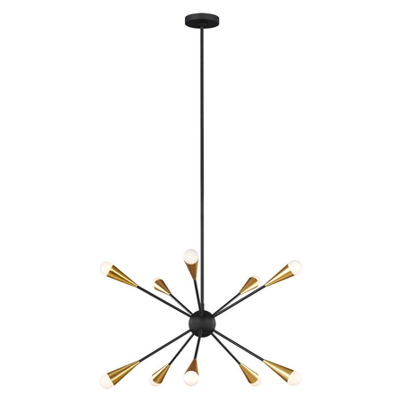 Żyrandol Elstead Lighting Jax czarny FE-JAX10-MB