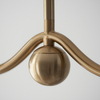 Lampa wisząca Endon Lighting Santiago 108211 mosiądz