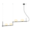 Lampa wisząca Italux Kernio PND-357784-BK+W Czarny