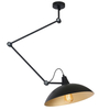 Plafon PLAFON MELOS BLACK GOLD Aldex 808PL_G1_Z czarny/złoty