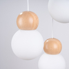 Sollux Lighting Lampa wisząca POMPELMO naturalne drewno SL.0393