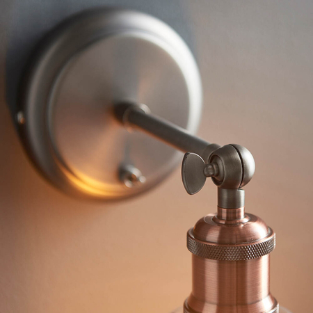 Kinkiet Endon Lighting Hal 92874 patyna