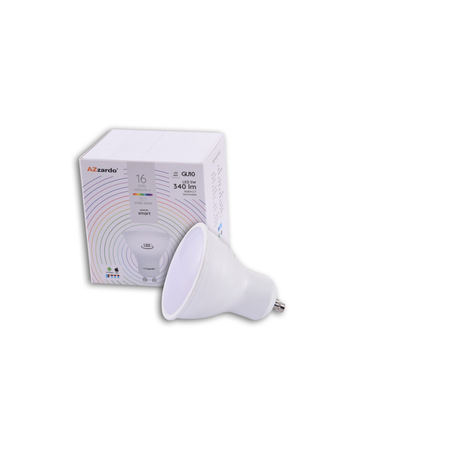 Żarówka Azzardo LED SMART GU10 5W CCT DIMM RGB WH AZ3217 WHITE