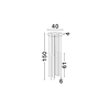 Lampa wisząca Luces Exclusivas NOVENCIO LE45464 czarny