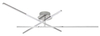 Lampa sufitowa Rabalux Meredith 2479 chrom