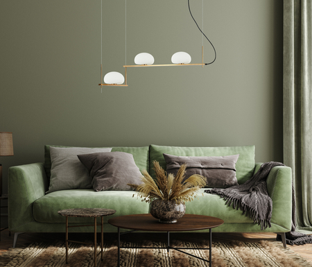 Lampa wisząca Italux Kernio PND-357783-BRO+W Mosiężny