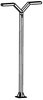 TRYSIL 1007 ALUMINUM 2xLED 16,3W 4000K 263CM