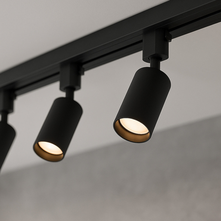 Milagro Zestaw Oprawa Tiger Track Czarny 3xGU10 1m ML2126 CZARNY