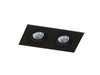 Oczko CARO 2 SQUARE BLACK Azzardo AZ2437 czarny