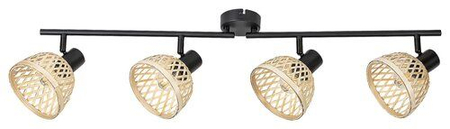 Oczko Rabalux Rattan 3136 czarny matowy