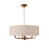 Lampa wisząca Endon Lighting Highclere 110727 mosiądz