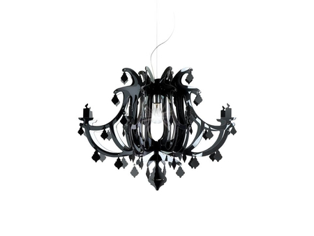 Lampa wisząca Slamp GIN14SOS0000N Ginetta Black