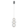 Lampa wisząca Italux Rabel PND-344221-3V-BK Czarny mat