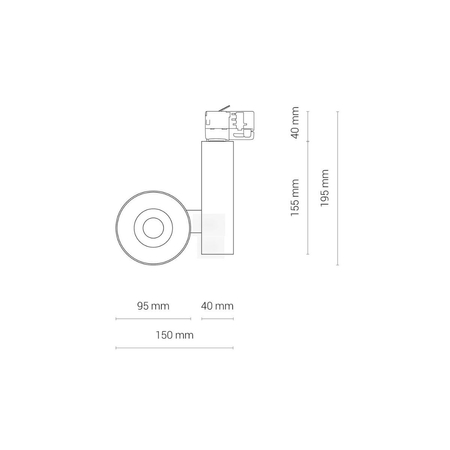 Lampa sufitowa Nowodvorski 8756 CTLS Nea LED 20W, 4000K