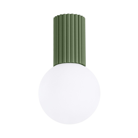 Sollux Lighting Plafon HALO zielony oliwkowy IP44 SL.1723