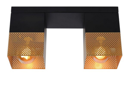 Lampa sufitowa Lucide RENATE 21123/02/02 czarny/złoty