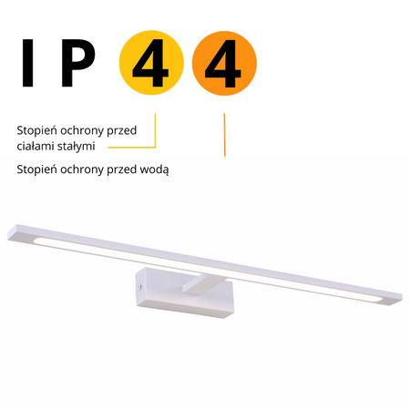 Kinkiet Isla duży CCT 1xLED biały IP44 GS-LWB-20W WH CCT