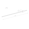 Kinkiet SABER LED L Nowodvorski 10854 czarny