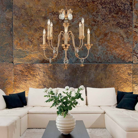 Żyrandol Elstead Lighting Mignon złoty FB-MIGNON8