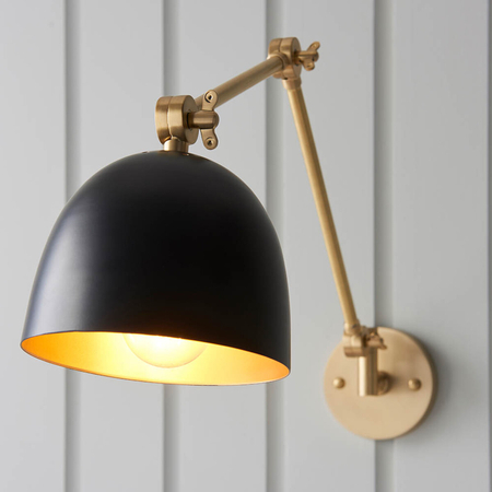 Kinkiet Endon Lighting Lehal 93142 mosiądz