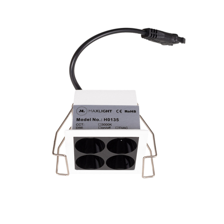 MAXLIGHT H0135 OPRAWA WPUSTOWA X-LINE, DO SKOMPLETOWANIA Z  TRAFO HT0135