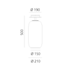 Plafon Artemide 1413010A Gople