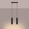 Sollux Lighting Lampa wisząca KARBON 2 czarny SL.1574