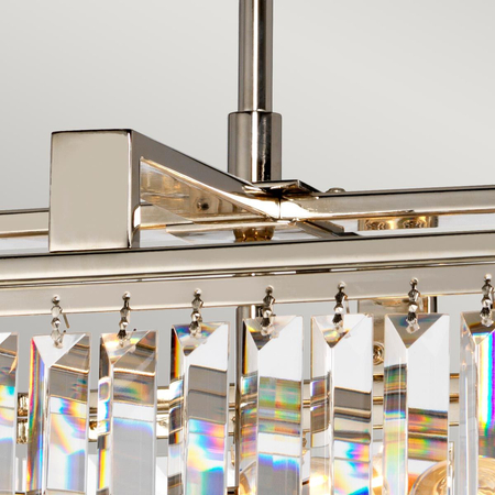 Żyrandol Elstead Lighting Aries szary ARIES-4P-S