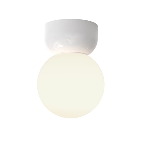 Lampa sufitowa Astro Lyra Ceiling 140 1472003 Biała Szkliwiona Ceramika