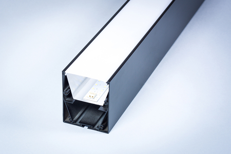 Oprawa liniowa LED Greenie Linea podwieszana 1200mm 40W czarna obudowa NW