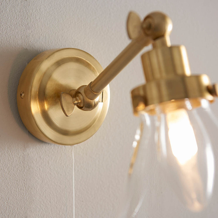 Kinkiet Endon Lighting Faraday 93854 mosiądz