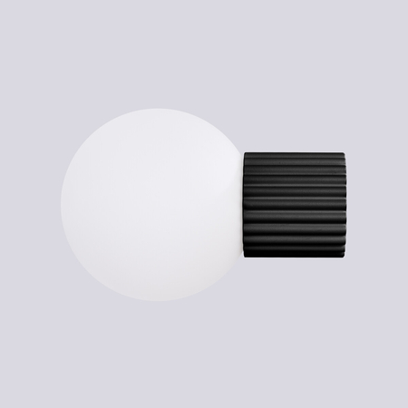 Sollux Lighting Kinkiet HALO czarny IP44 SL.1712