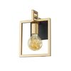 Kinkiet Italux Primero WL-44003-1-BK-GD Złoty, czarny mat
