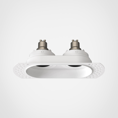 Spot Astro Trimless Round Twin Adjustable 1248021 Matowy Biały